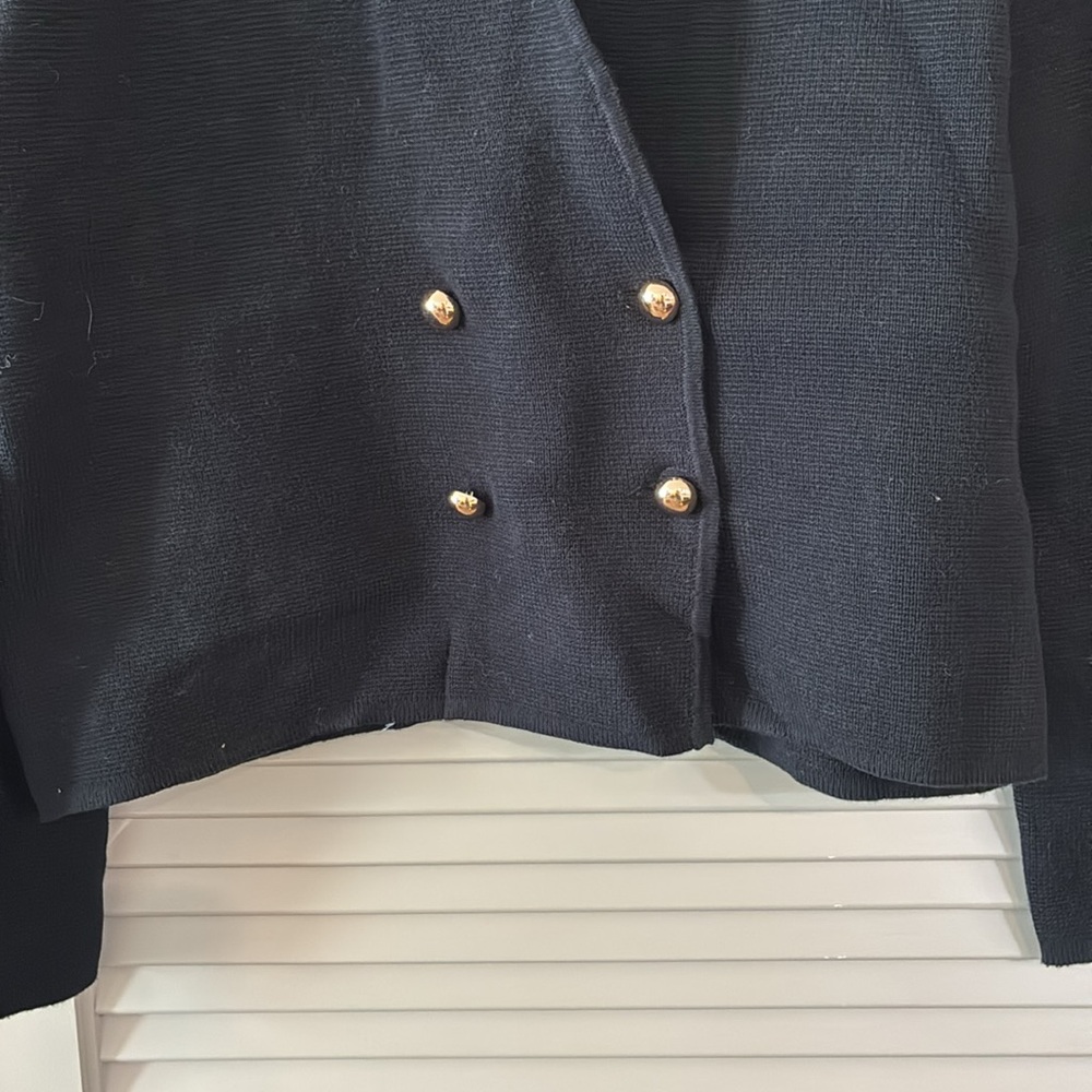 Tuckernuck Black Knot Double Breasted Jacket Sz S - Picture 3 of 6